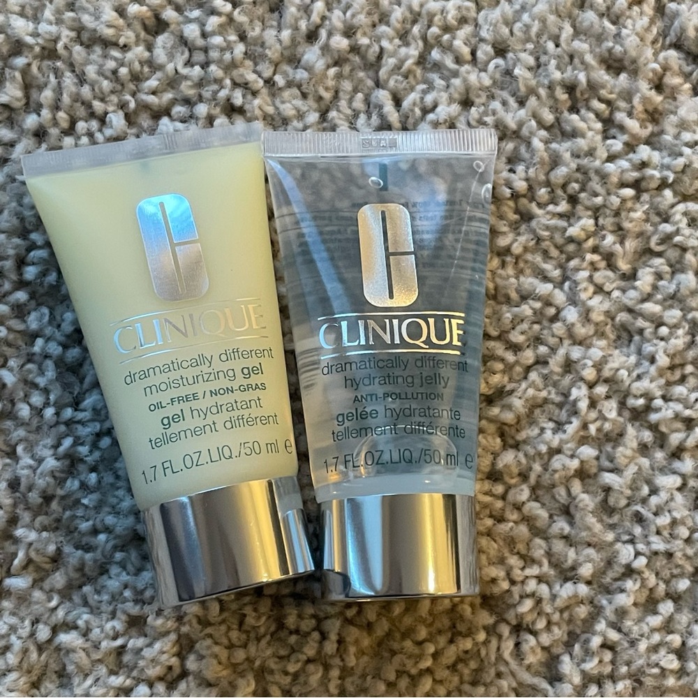 Clinique dramatically different moisturizing gel and hydrating jelly